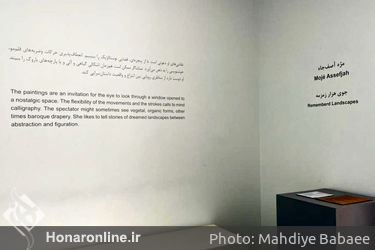 نمایشگاه آثار مژده آصف جاه در گالری اعتماد