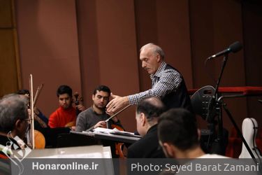 تمرین ارکستر ملی ایران با رهبر میهمان آقاوردی پاشایف 