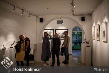 نمایشگاه آثاری از مهدی سحابی در گالری آتبین
