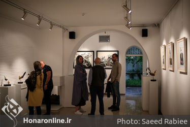نمایشگاه آثاری از مهدی سحابی در گالری آتبین