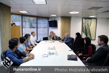 بازدید اعضای شورای شهر از نمایشگاه دوسالانه مجسمه سازی تهران در موزه هنرهای معاصر