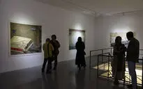 نمایشگاه نقاشی بیژن اخگر در گالری اعتماد نگارستان