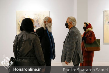 نمایشگاه نقاشی های «عبدالحمید پازکی» با عنوان «لایه های پنهان» در گالری ساربان