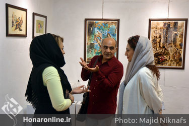 نمایشگاه نقاشی سانلی مرادی درگالری شیث