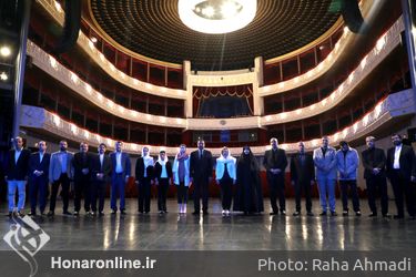 دیدار وزیر فرهنگ و ارشاد اسلامی با وزیر فرهنگ سوریه در تالار وحدت 