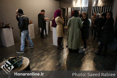 نمایشگاه مجسمه عبدالناصر گیو قصاب در گالری آریا