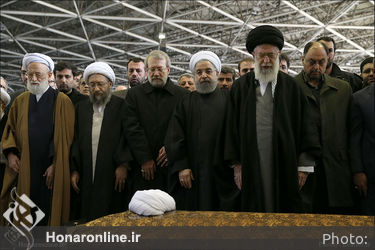 مراسم تشییع پیکر آیت الله هاشمی رفسنجانی  در دانشگاه تهران