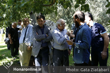 مراسم تشییع پیکر زنده‌یاد نادر گلچین در تالار وحدت
