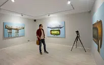 نمایشگاه آثار صادق خلیفه در گالری ساربان