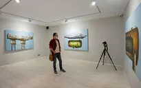 نمایشگاه آثار صادق خلیفه در گالری ساربان