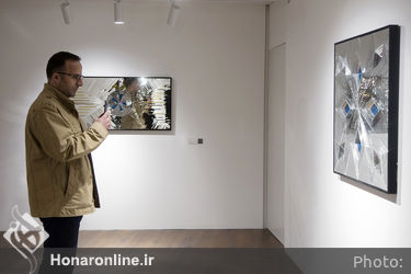 نمایشگاه آثار آینه‌کاری بابک سلیمانی در گالری آرت هاب آریانا