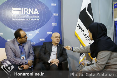 حضور علی مرادخانی در یازدهمین نمایشگاه بین‌المللی رسانه‌های دیجیتال 