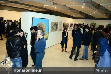 افتتاحیه ششمین دوسالانه نقاشی دامونفر