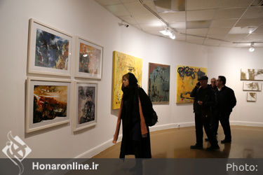 نمایشگاه آثار هنرمندان بالای 40 سال عضو انجمن هنرمندان نقاش ایران در خانه هنرمندان