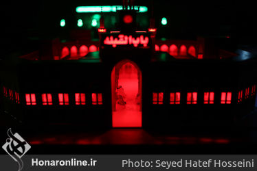 رونمایی از ماکت حرم تا حرم در برج آزادی