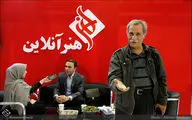 اولین مهمانان غرفه هنرآنلاین در نمایشگاه مطبوعات‎