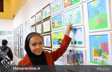 حراج بزرگ نقاشی کودکان کار در فرهنگسرای ارسباران