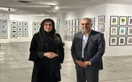 بازدید مشاور وزیر فرهنگ از نمایشگاه دانه‌های خاک سرزمین من