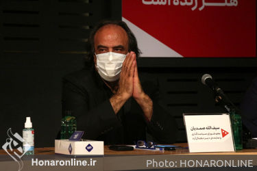 نشست خبری جشنواره آنلاین"هنر زنده است" در باغ کتاب تهران