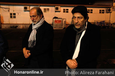 استقبال از پیکر رکن الدین خسروی در فرودگاه امام خمینی‎