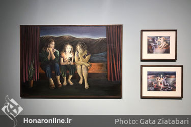 نمایشگاه آثار شیما اسفندیاری در گالری این‌جا