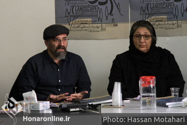 نشست خبری نمایشگاه "دورنما از نمای نزدیک" در فرهنگسرای نیاوران