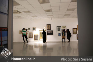دومین بازار آثار هنری در خانه هنرمندان