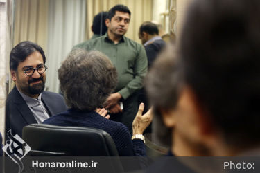 بازدید سید محمد مجتبی حسینی از تمرینات ارکستر سمفونیک تهران