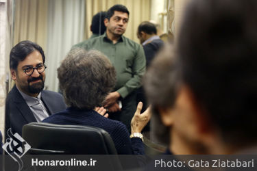 بازدید سید محمد مجتبی حسینی از تمرینات ارکستر سمفونیک تهران