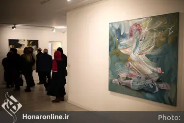 افتتاحیه نمایشگاه نقاشی های سعید رفیعی منفرد در گالری ساربان