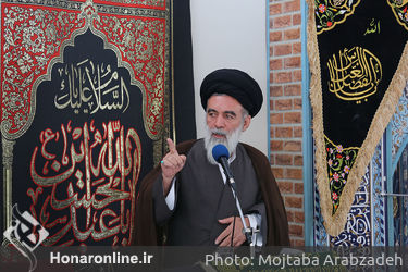 سومین روز از مراسم عزاداری اباعبدالله الحسین (ع) در معاونت هنری وزارت ارشاد