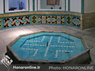 حوض یکی از عناصر معماری ایرانی