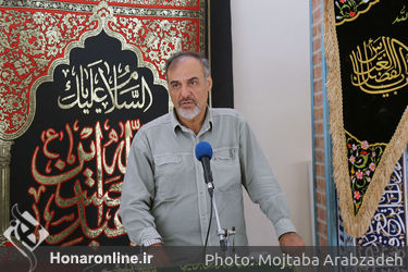 سومین روز از مراسم عزاداری اباعبدالله الحسین (ع) در معاونت هنری وزارت ارشاد