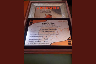 Waterfolks Wins at Didor Filmfest. in Tajikistan
