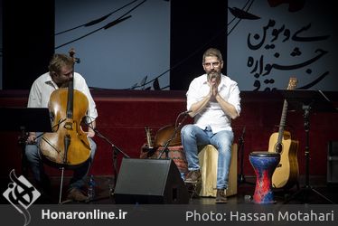 اجراي گروه موسیقی "نفس" به سرپرستی خومه کنته از کشور اسپانیا در سي و سومين جشنواره موسيقي فجر