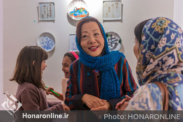 نمایشگاه آثار نقاشی و سرامیک چیبا میاماتو در خانه سرامیک فرزانه 