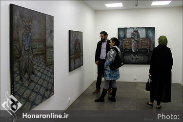 نمایشگاه نقاشی علیرضا چلیپا در گالری اُ 