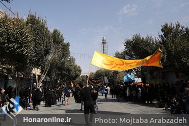 مراسم عزاداری ظهر عاشورا در حرم حضرت عبدالعظیم الحسنی (ع)