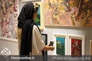دومین بازار آثار هنری در خانه هنرمندان