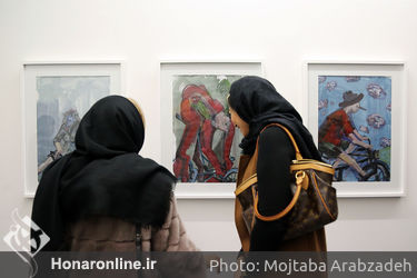 افتتاحیه نمایشگاه آثار رامتین زاد در گالری اعتماد