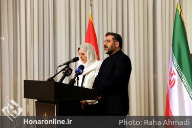 دیدار وزیر فرهنگ و ارشاد اسلامی با وزیر فرهنگ سوریه در تالار وحدت 