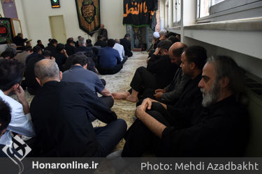 مراسم عزاداری اباعبدالله الحسین (ع) در معاونت امور هنری وزارت ارشاد