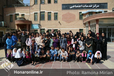 زدن زنگ مدرسه کودکان کار توسط هانیه توسلی