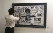 نمایشگاه نقاشی بزرگمهر حسین‌پور در گالری راه ابریشم