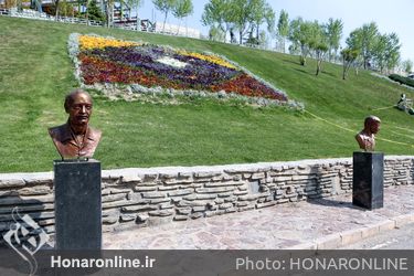 نصب سردیس شهدا در بوستان جوانمردان