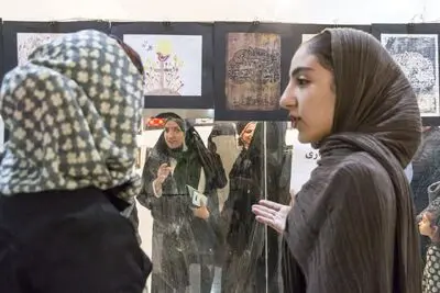 نمایشگاه ژوژمان‌های دانشجویی لامرد افتتاح شد