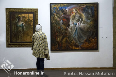 نمایشگاه نقاشی حجت شکیبا در فرهنگسرای نیاوران