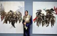 Hero Sheikholeslam painting exhibition opens at Saless Gallery 