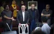 بازدید علی مرادخانی از تمرین نمایش 
