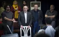 بازدید علی مرادخانی از تمرین نمایش 
